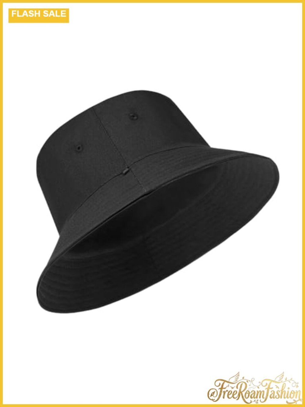 XXL Oversized Reversible Cotton Bucket Hat Sun Protection Chin Strap